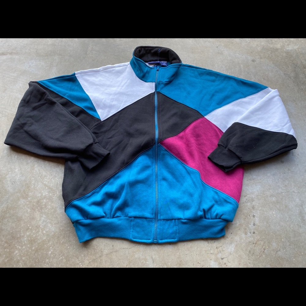 90s Color Block Jacket - image 1